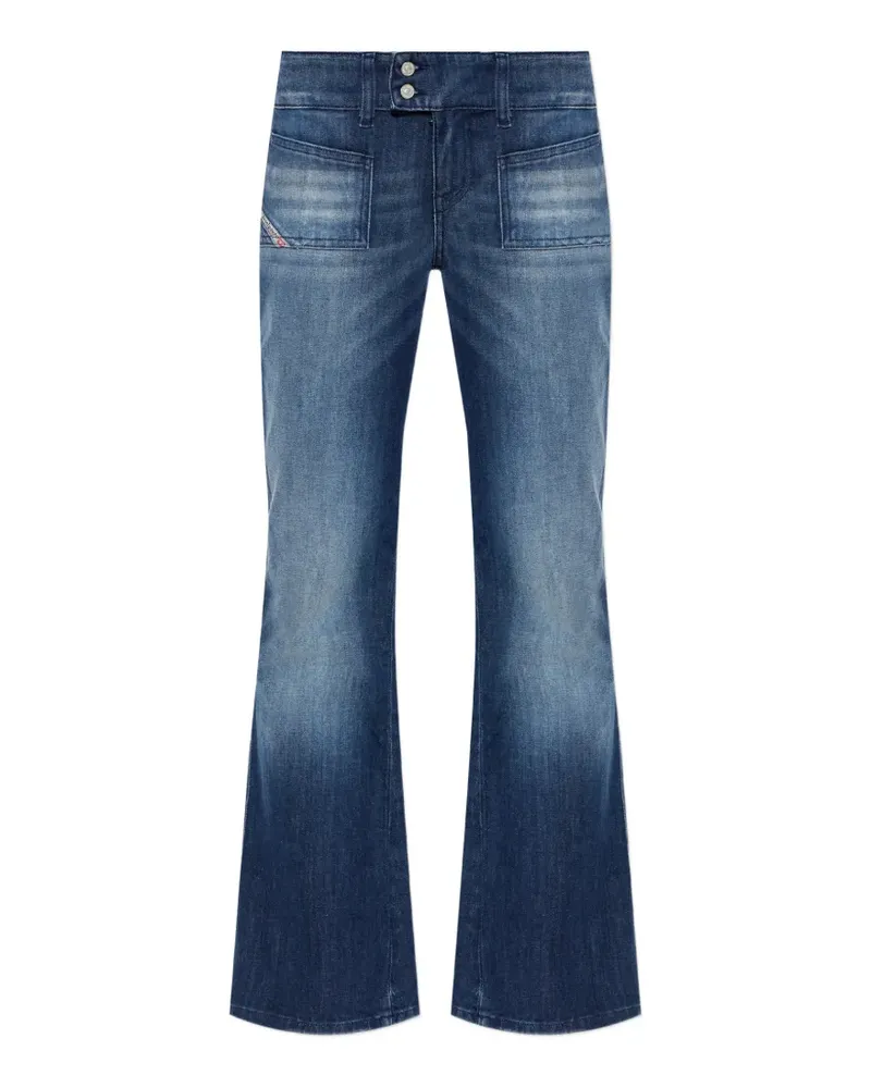 Diesel D-Hush flared-leg jeans - Blau Blau