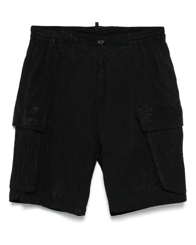 Dsquared2 Cargo-Shorts mit strukturiertem Finish - Schwarz Schwarz