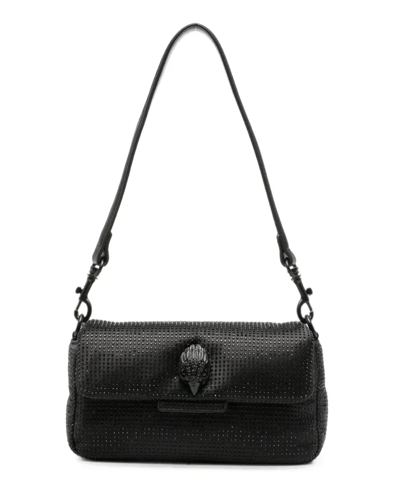 Kurt Geiger Mini Oxford Schultertasche mit Kristallen - Schwarz Schwarz