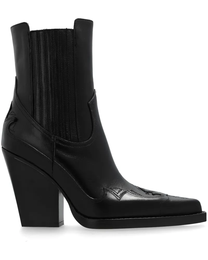 Paris Texas Dallas Stiefeletten 110mm - Schwarz Schwarz