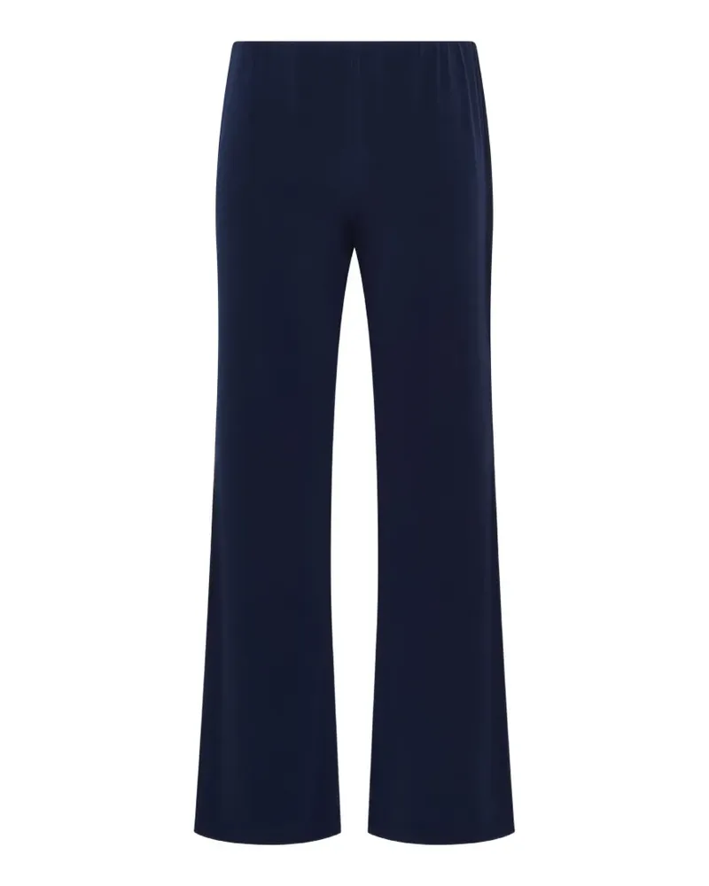 Maliparmi technical-jersey flared trousers - Blau Blau