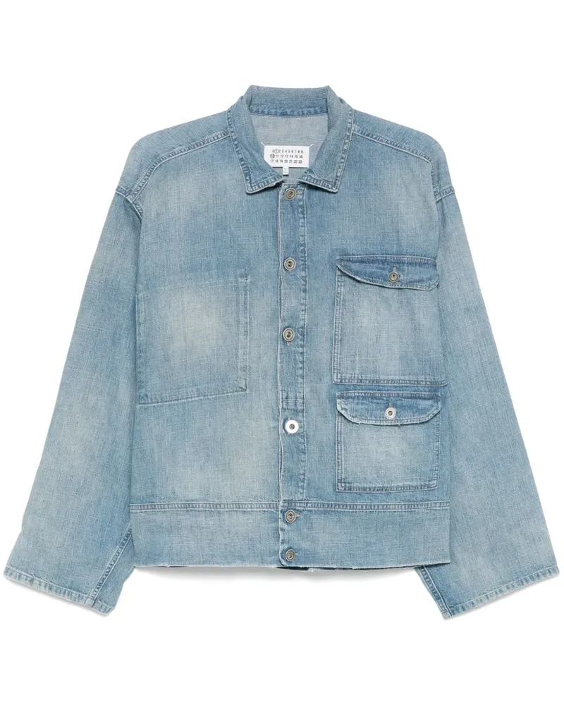 Maison Margiela Klassische Jeansjacke - Blau Blau