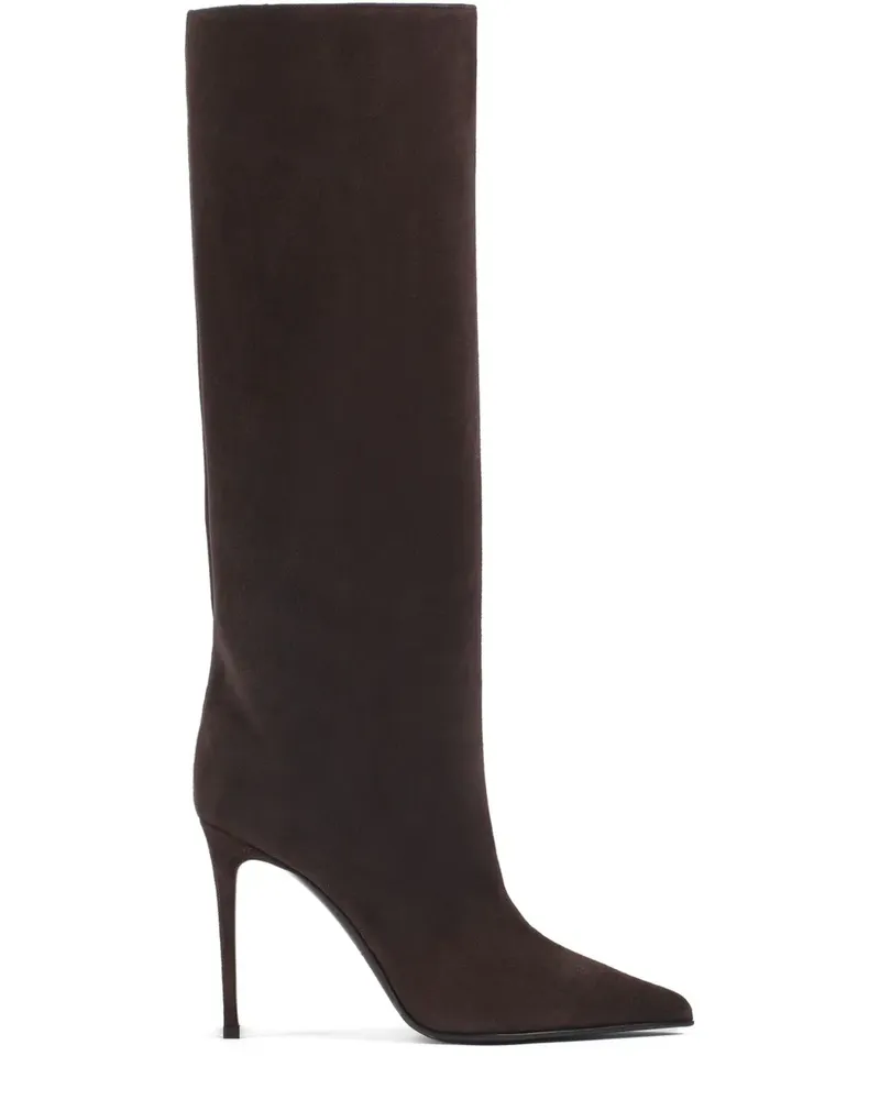 Le Silla Eva Stiletto-Stiefel 100mm - Braun Braun