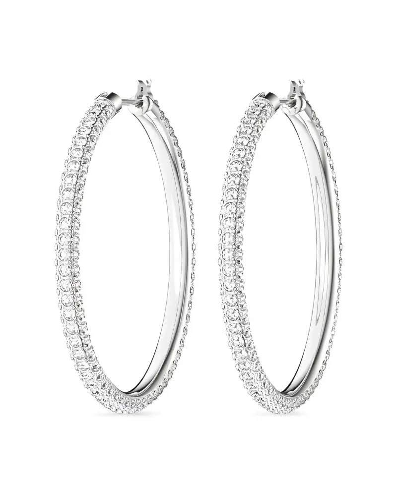 Swarovski Stone Ohrringe - Silber Silber