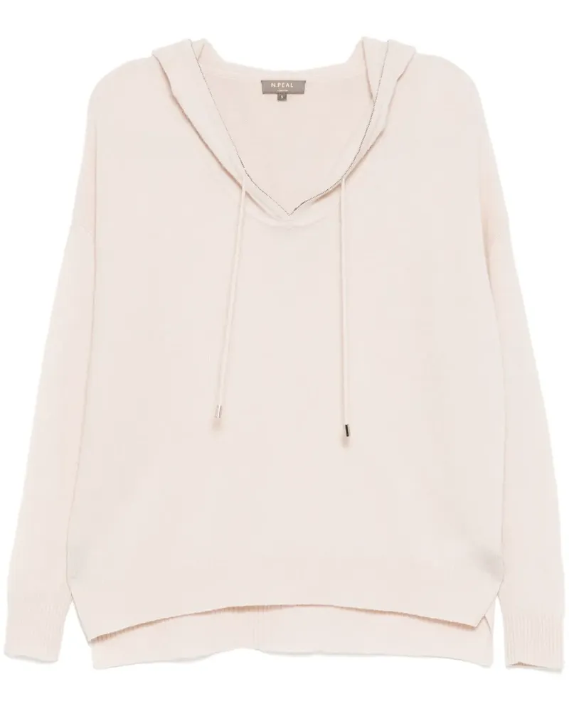N.Peal Maya Metal Hoodie - Rosa Rosa