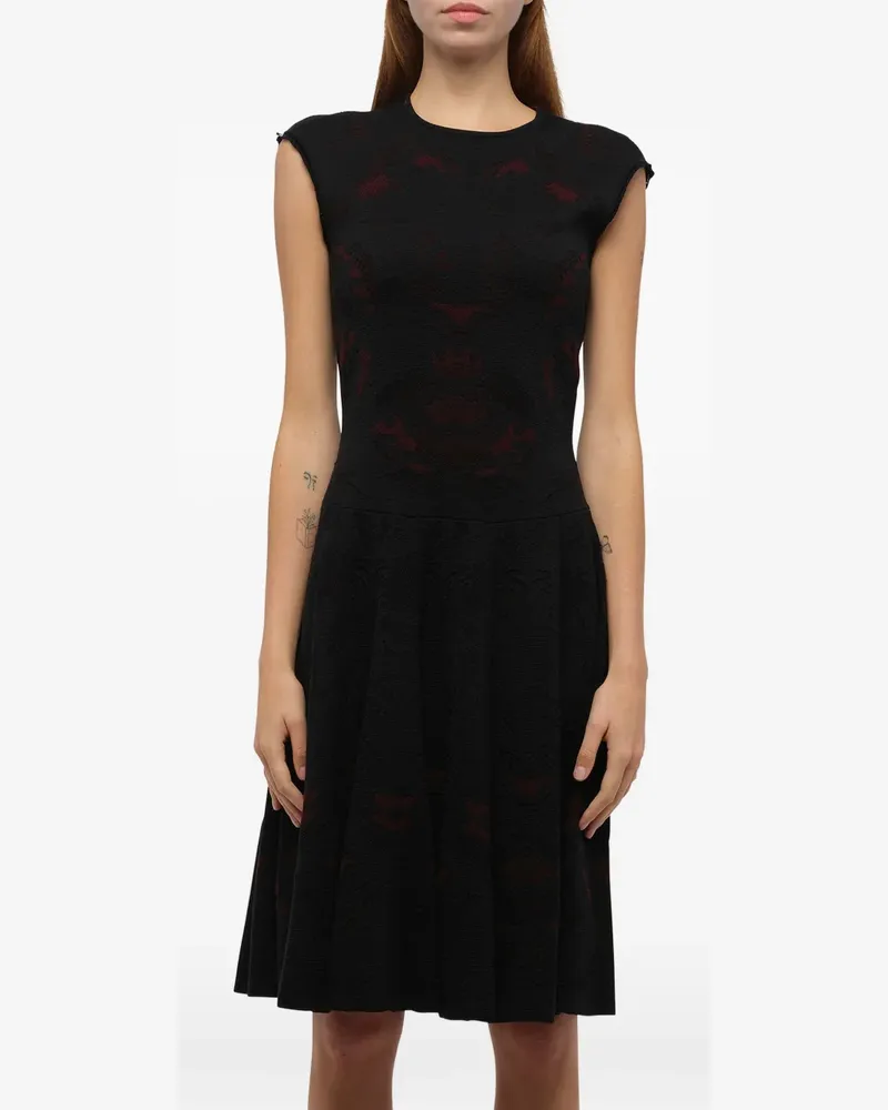 Alexander McQueen lace mini dress - Schwarz Schwarz