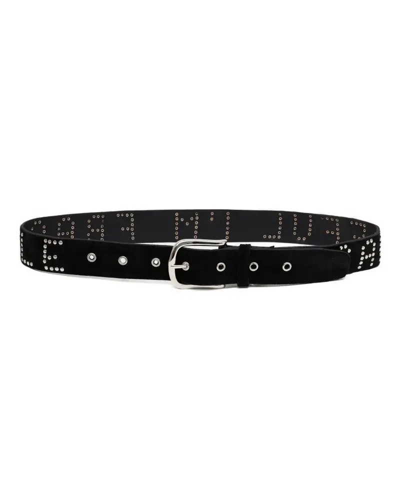 GIMAGUAS Fragile leather belt - Schwarz Schwarz