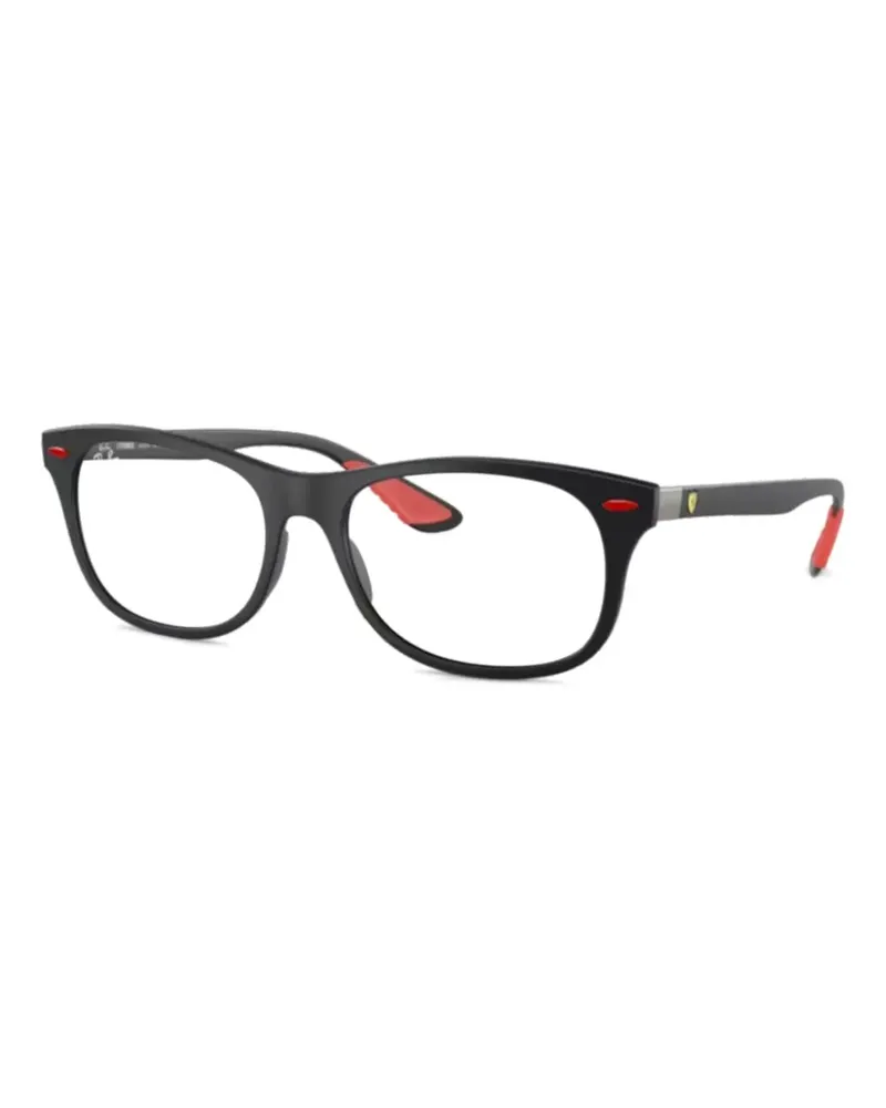 Ray Ban Brille mit eckigem Gestell - Schwarz Schwarz