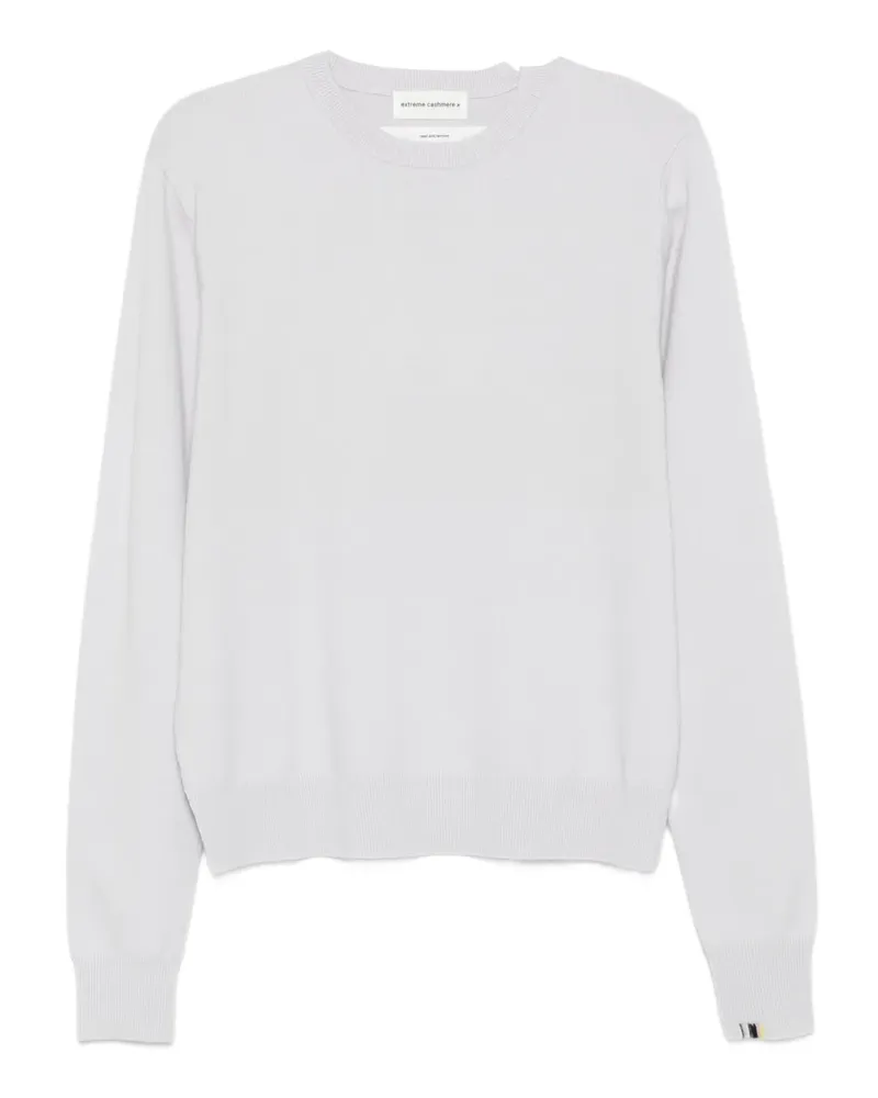 extreme cashmere Pullover mit rundem Ausschnitt - Grau Grau