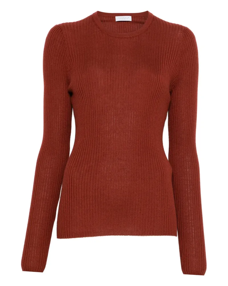 Gabriela Hearst Gerippter Pullover - Rot Rot