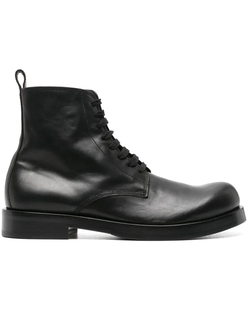 Officine Creative Italia Knöchelhohe Schnürstiefel - Schwarz Schwarz