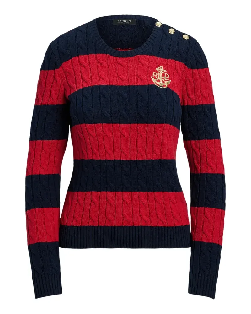 Ralph Lauren cable-knit striped sweater - Blau Blau