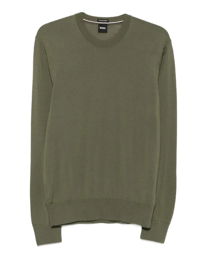 HUGO BOSS Pullover mit rundem Ausschnitt - Grün Grün