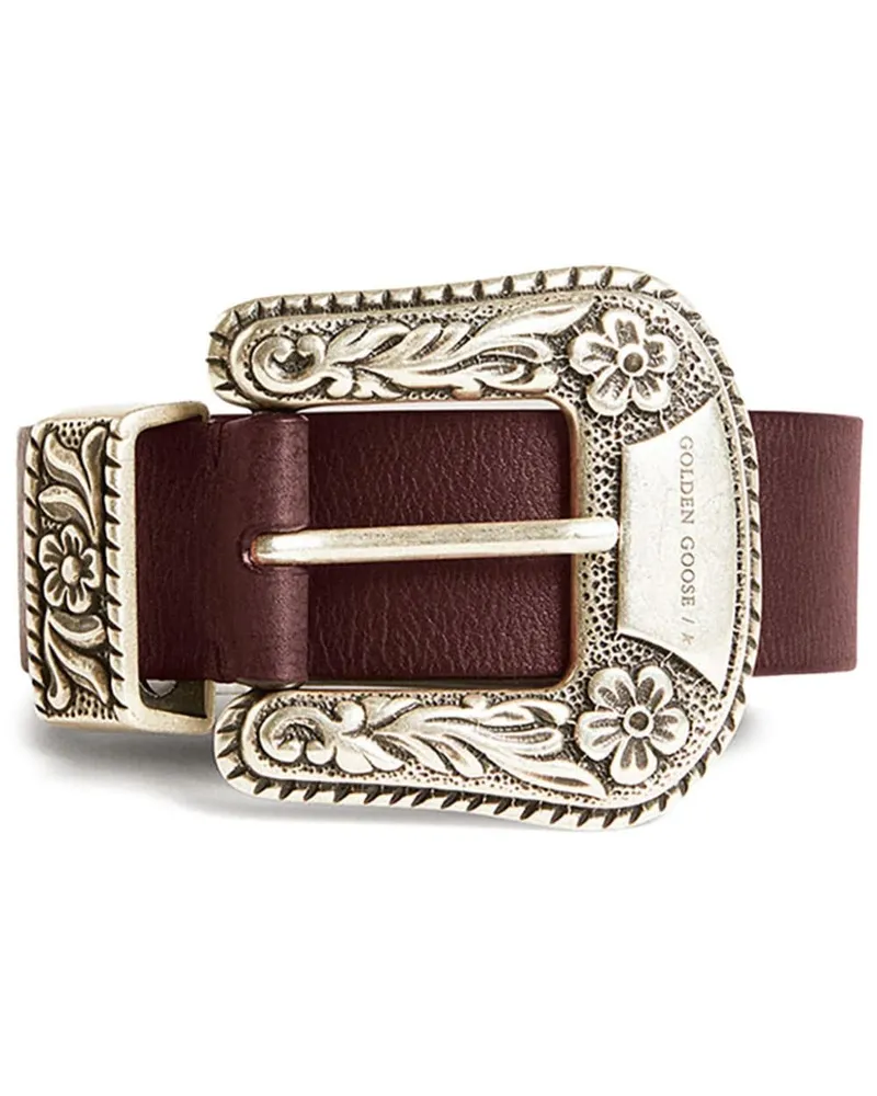 Golden Goose Gürtel aus Leder - Rot Rot