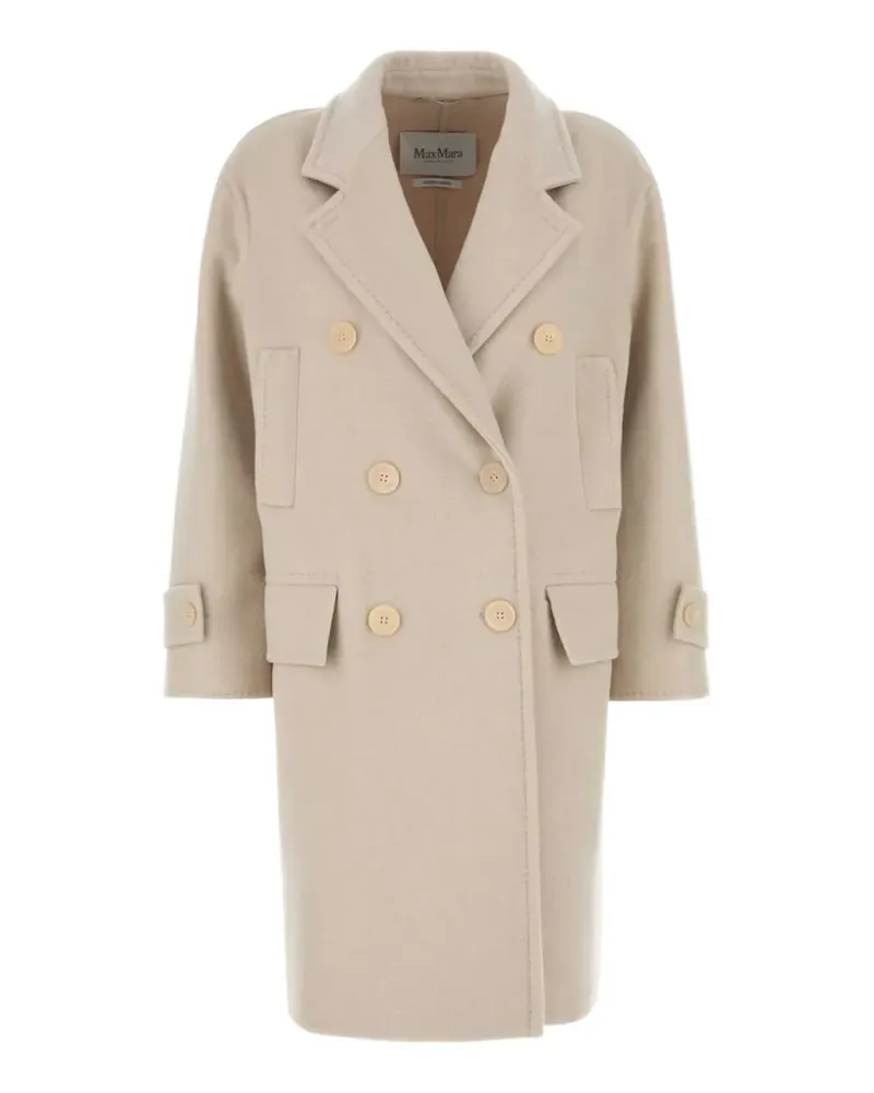 Max Mara Nogara double-breasted coat - Nude Nude