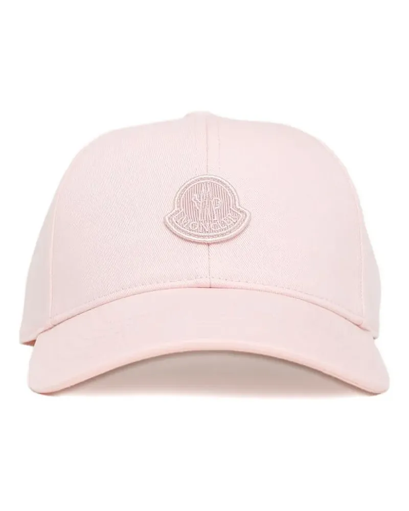 Moncler logo-appliqué baseball cap - Rosa Rosa