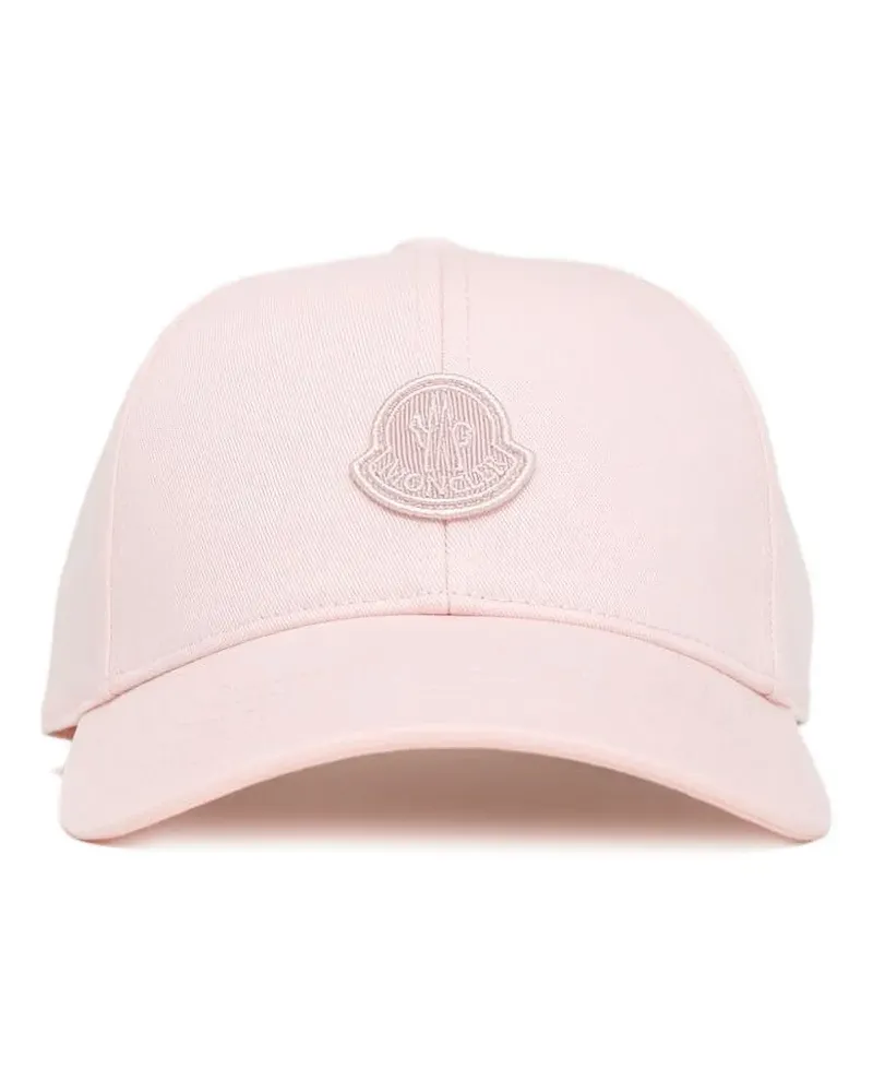 Moncler Baseballkappe mit Logo-Applikation - Rosa Rosa