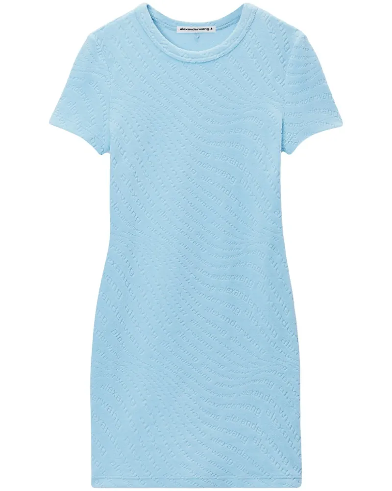 Alexander Wang Kurzärmeliges Minikleid - Blau Blau