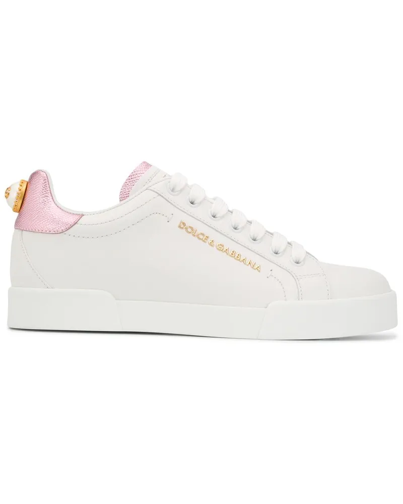 Dolce & Gabbana Portofino' Sneakers - Weiß Weiß