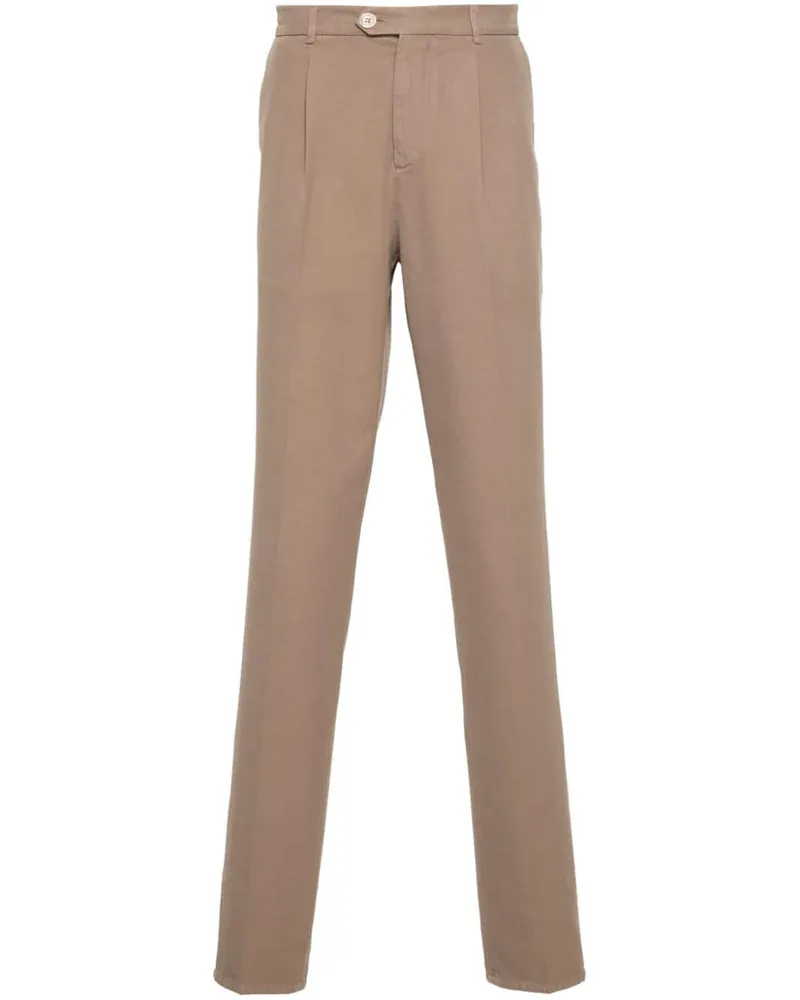 Brunello Cucinelli Hose mit Bügelfalten - Braun Braun