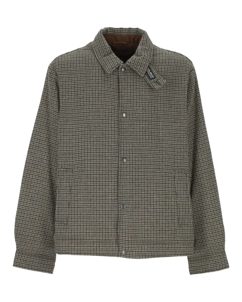 Woolrich Jacke mit Hahnentrittmuster - Nude Nude