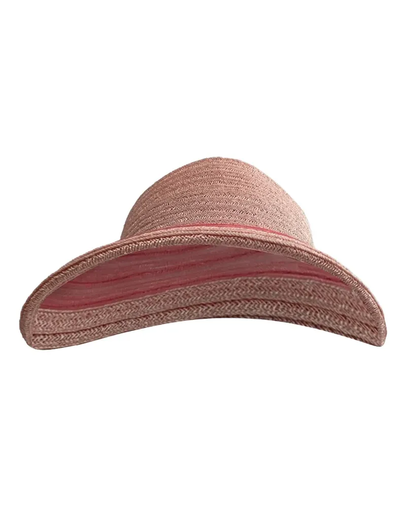 Eugenia Kim Ricky grosgrain-trimmed visor - Rosa Rosa