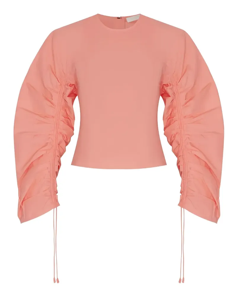 Ulla Johnson Geraffte Bluse - Rosa Rosa