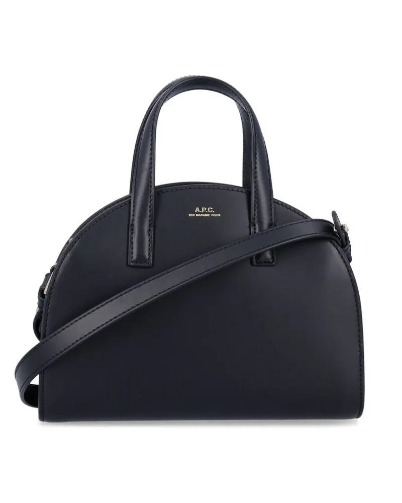 A.P.C. Kleine Demi-Lune Tote Bag - Schwarz Schwarz