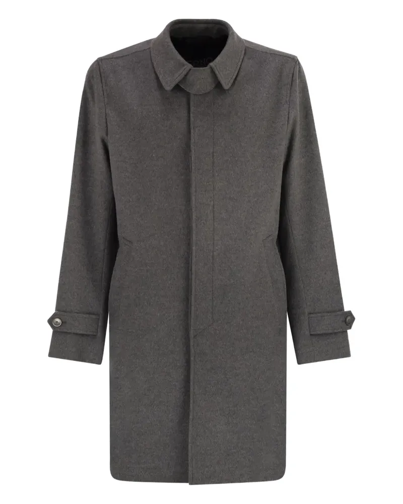 Herno Klassischer Mantel - Grau Grau