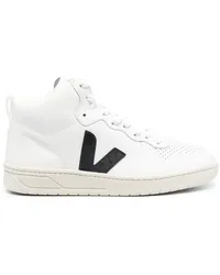 VEJA V-15 High-Top-Sneakers Weiß