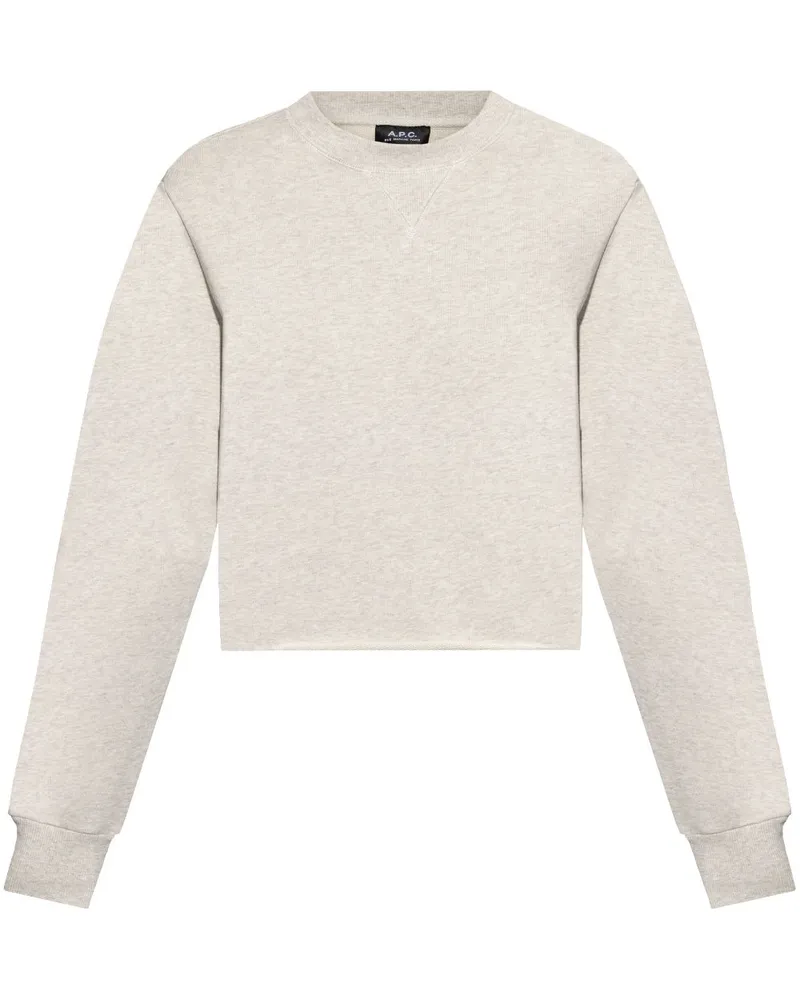 A.P.C. Label F Sweatshirt - Grau Grau