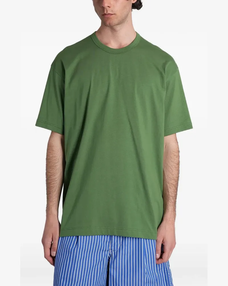Comme des Garçons logo-print T-shirt - Grün Grün