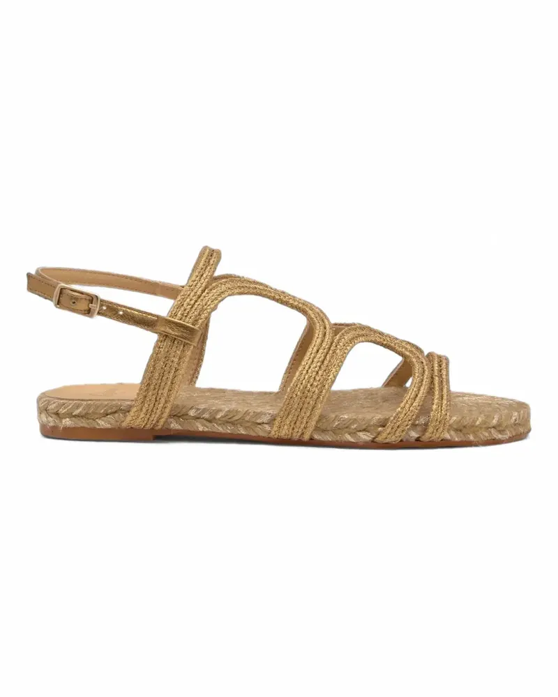 Castañer Gewebte Pitra Sandalen - Gold Gold
