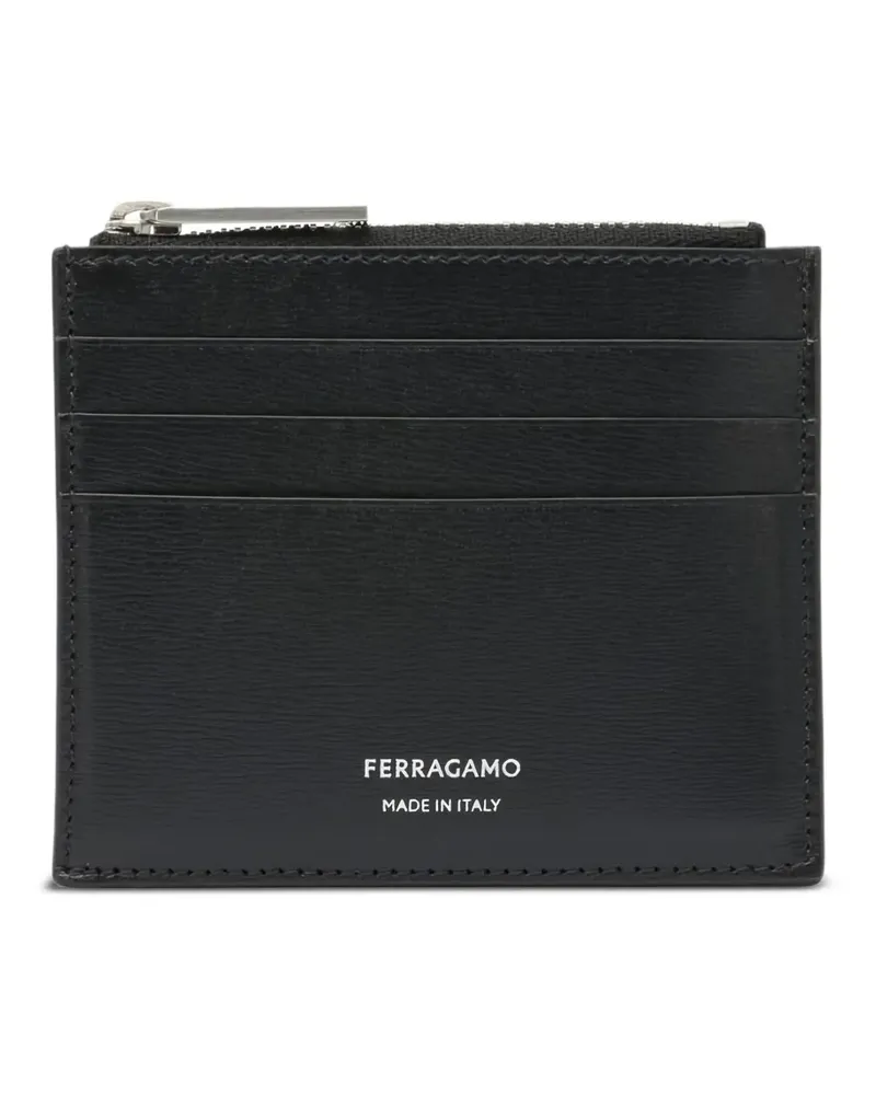 Ferragamo Kartenetui mit Reißverschluss - Schwarz Schwarz