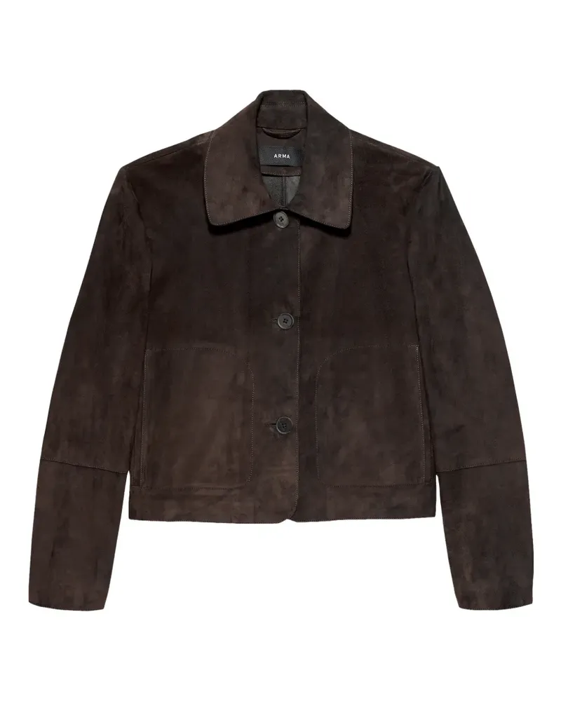 Arma Emy collared pocket jacket - Braun Braun