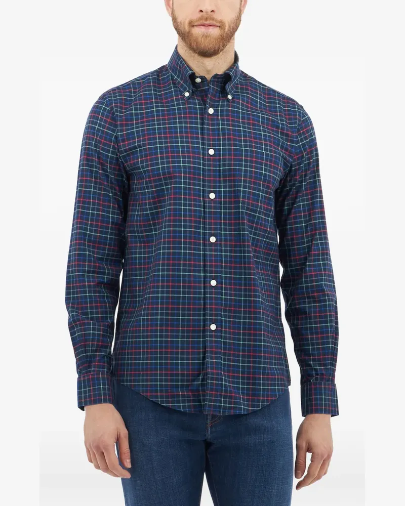 Brooks Brothers Hemd mit Karomuster - Blau Blau