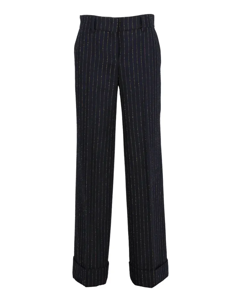 Incotex pinstriped trousers - Blau Blau