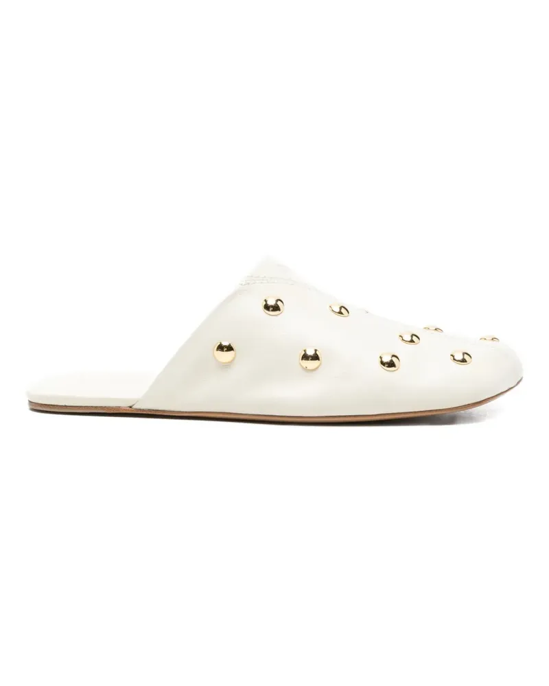 Chloé Rita studded mules - Nude Nude