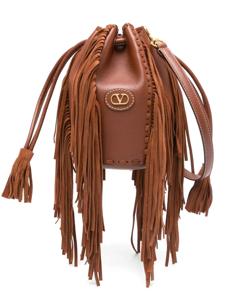 Valentino Garavani VLogo Beuteltasche - Braun Braun