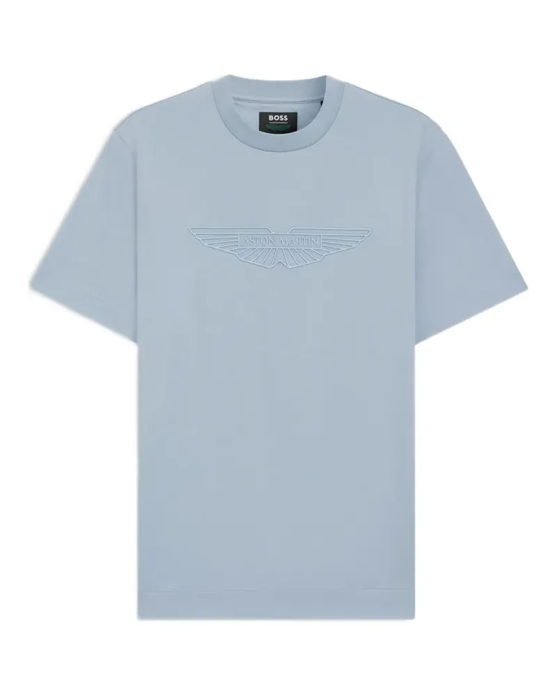 HUGO BOSS x Aston Martin T-Shirt mit Flügeldetail - Blau Blau