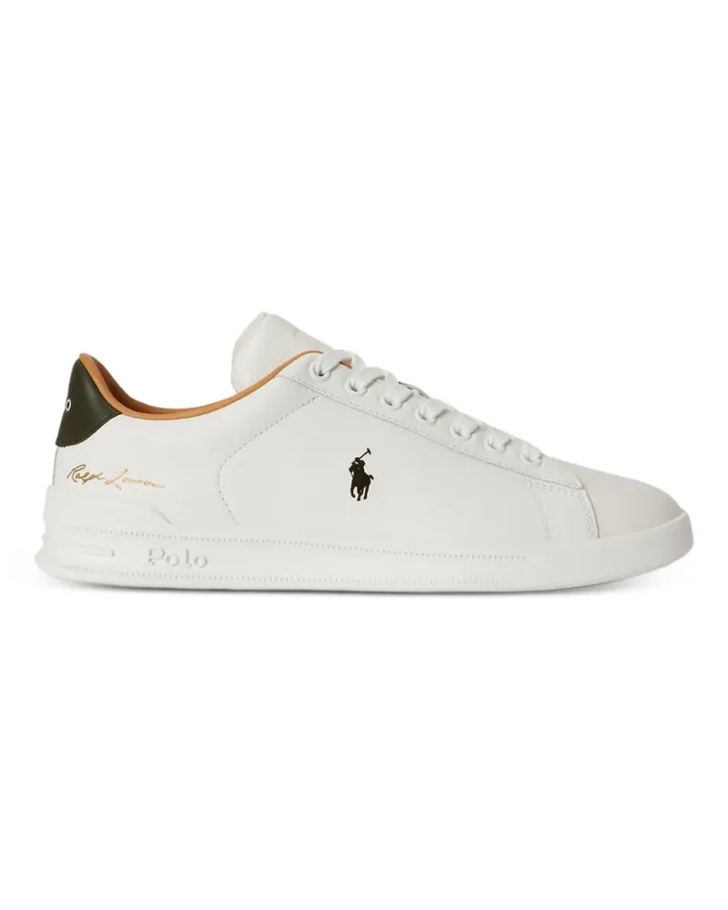 Ralph Lauren Sneakers mit Logo-Stickerei - Weiß Weiß