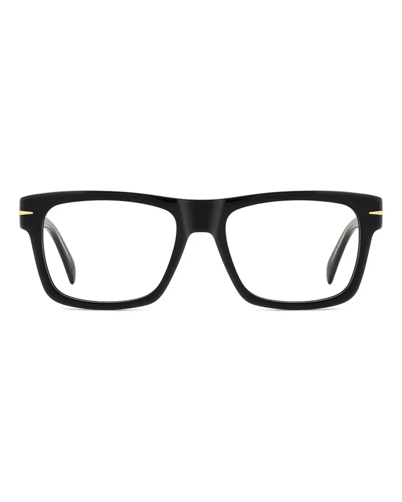 EYEWEAR by DAVID BECKHAM Brille mit eckigem Gestell - Schwarz Schwarz