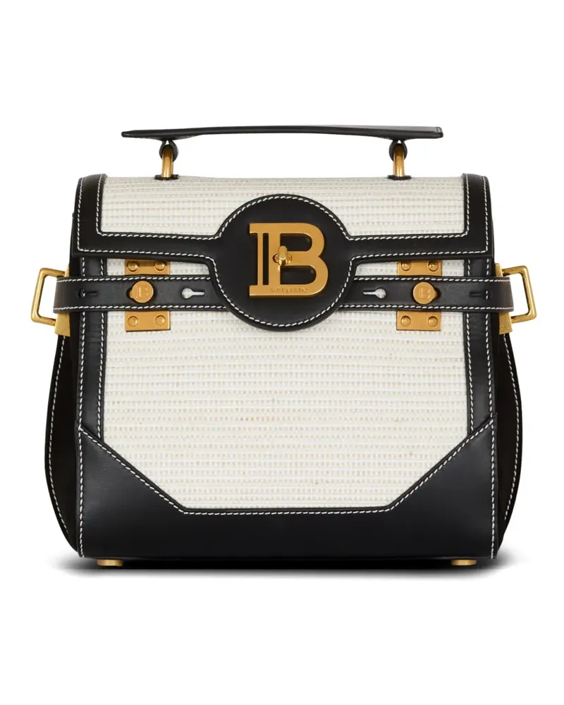 Balmain B-Buzz Handtasche 23cm - Nude Nude