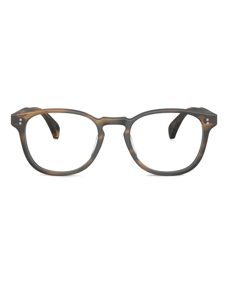 Oliver Peoples Finley Esq. round-frame glasses - Braun Braun
