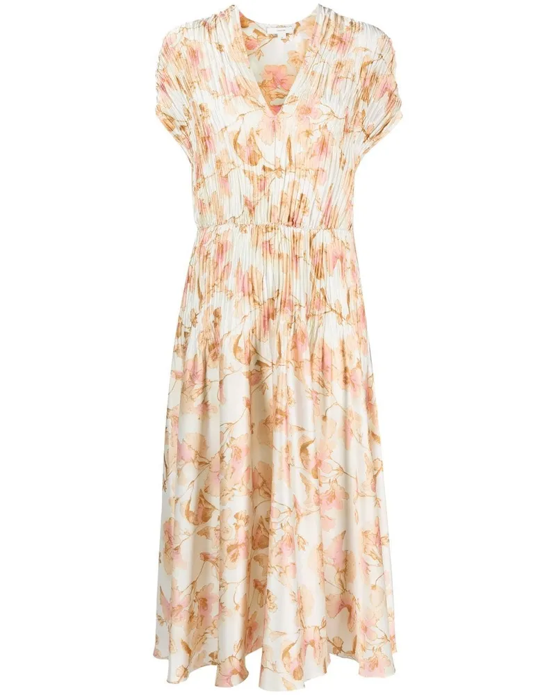Vince Kleid mit Print - Nude Nude