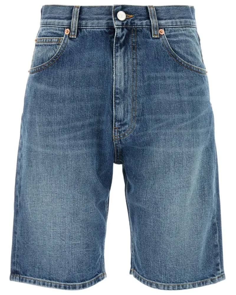 Valentino Garavani Reserve Jeans-Bermudas - Blau Blau
