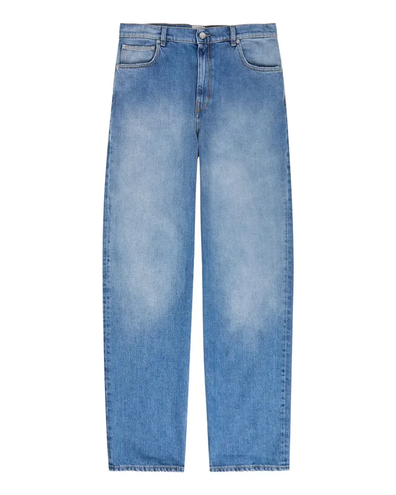 Calvin Klein washed-effect straight-leg jeans - Blau Blau