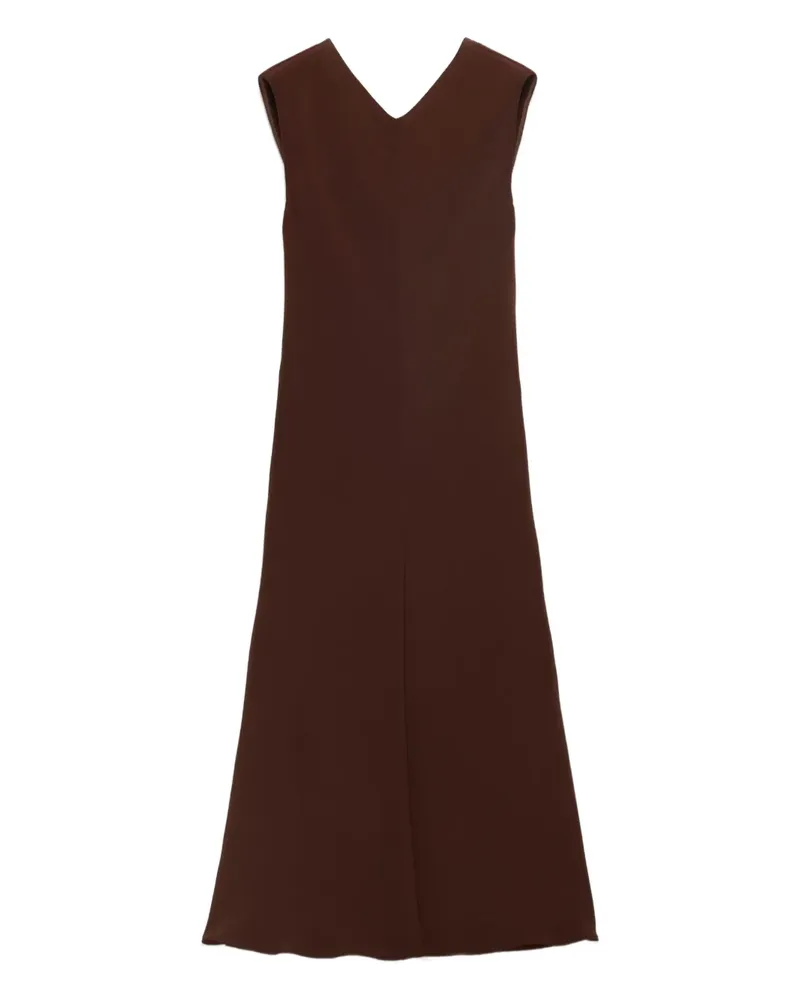 Prada Kleid aus Krepp - Braun Braun