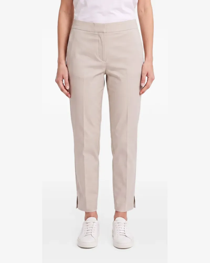Brunello Cucinelli Cropped-Hose mit Schlitz - Nude Nude