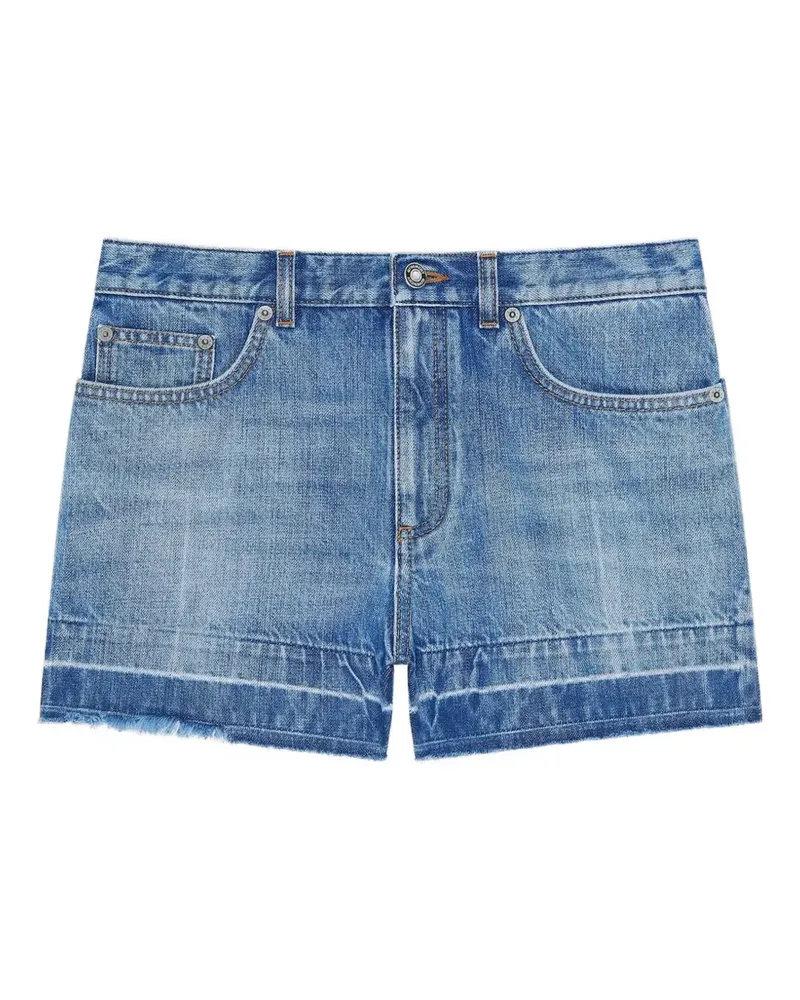 Givenchy Shorts aus mittelblauem Denim Blau